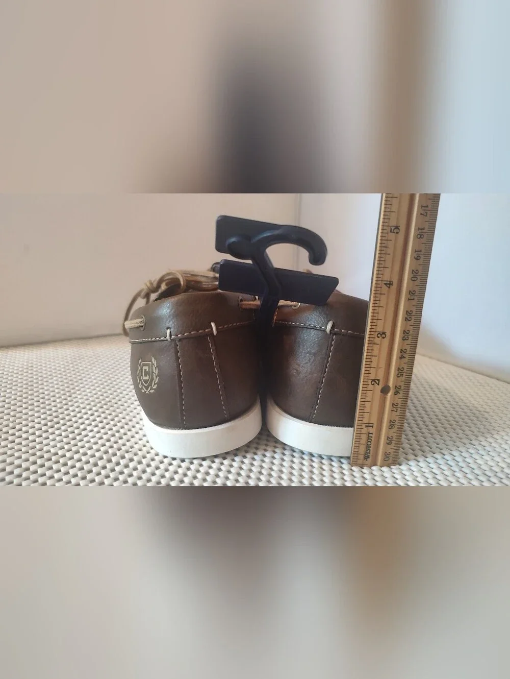 Chaps Men's Size 9 Benny Boat Shoe NWT Cognac Brown Shoes
